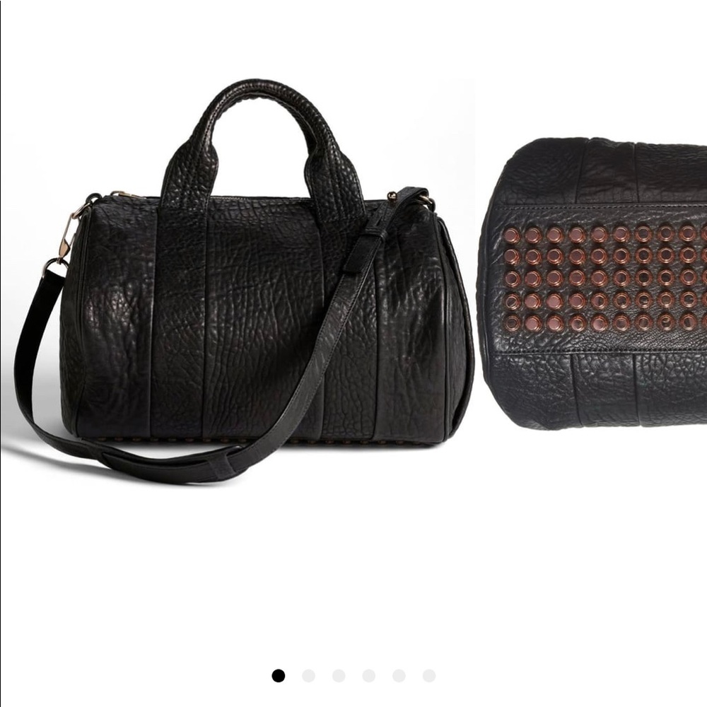Authentic Alexander Wang Rocco Rosegold Satchel